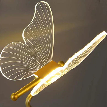 Elegant Floral LED Desk Lamp