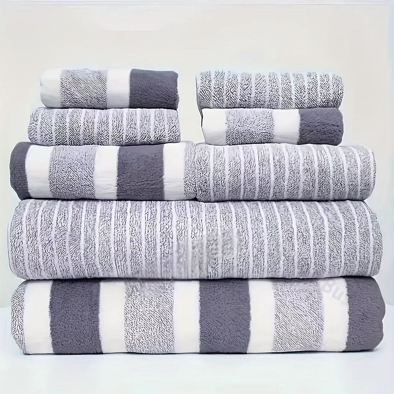 Plush Pink Fleece Bath Towel Set