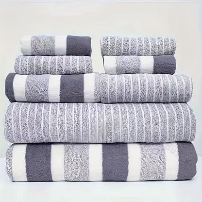 Plush Pink Fleece Bath Towel Set