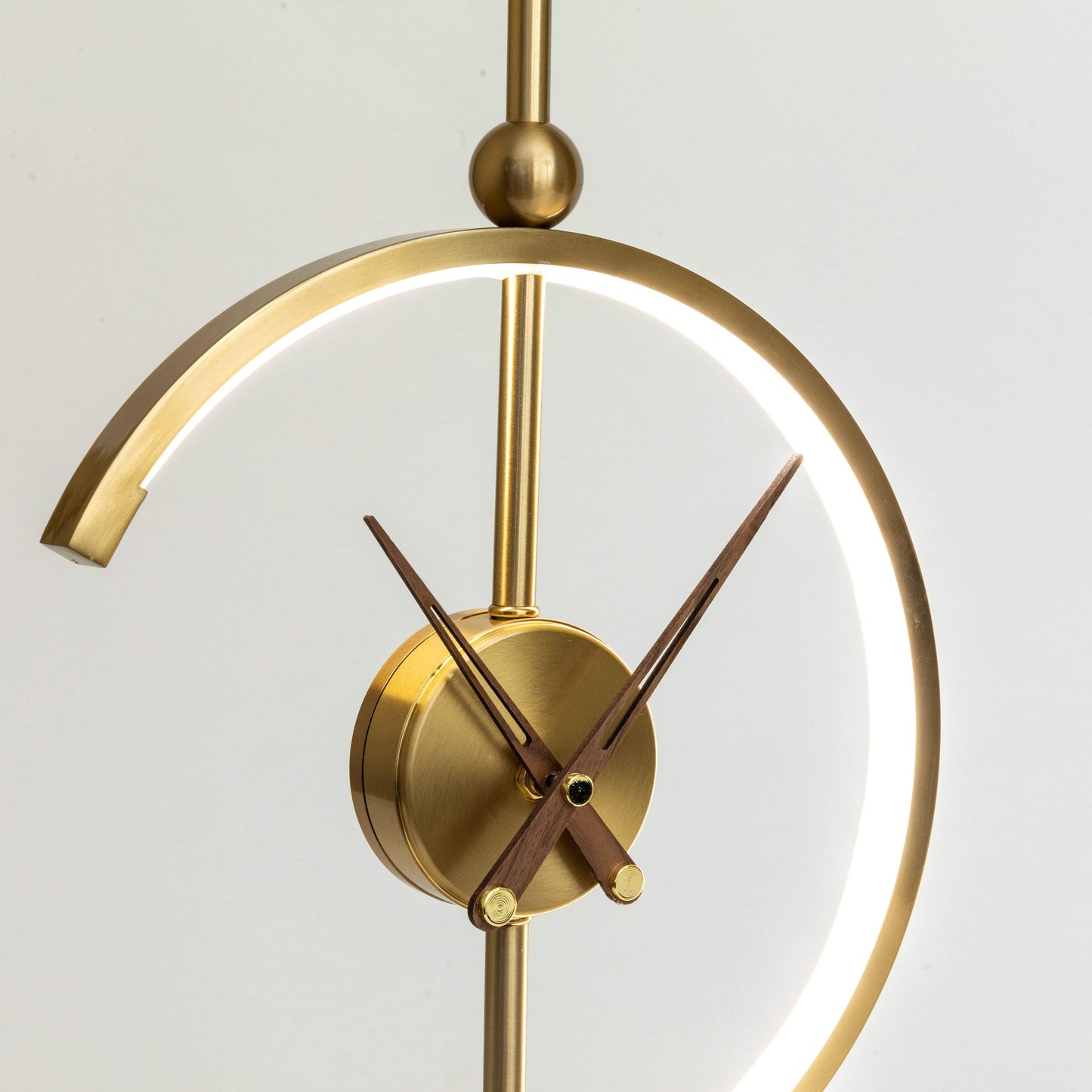 Bright LED Clock Table Lamp