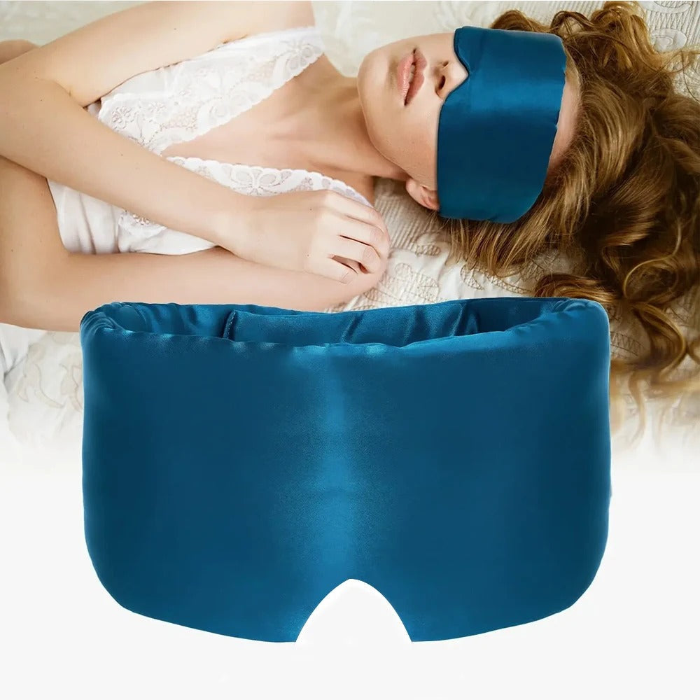 Soft Silk Eye Mask for Better Sleep - Luxicro