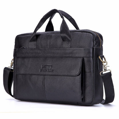 Premium Leather Laptop Briefcase