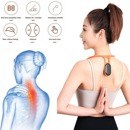 Adjustable Back Support Brace with Vibration Reminder