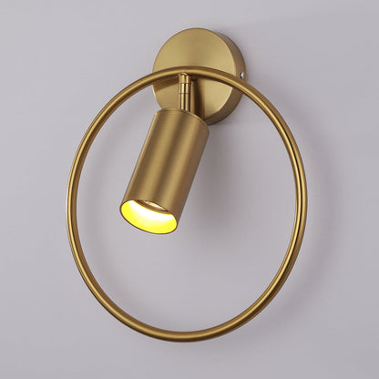 Elegant Golden LED Sconce Light