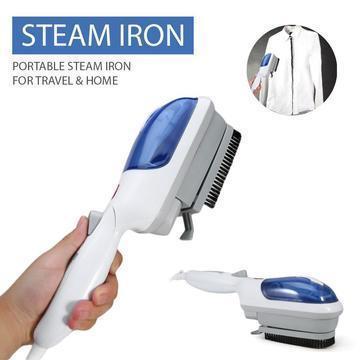 Portable Mini Steam Iron with Cleaning Brush - Luxicro