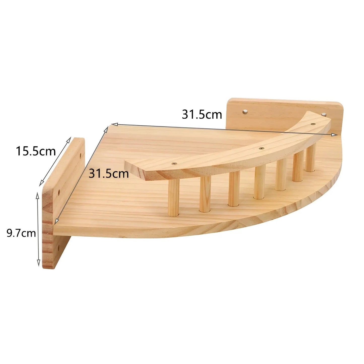 Cat Tower Shelf with Scratch Post