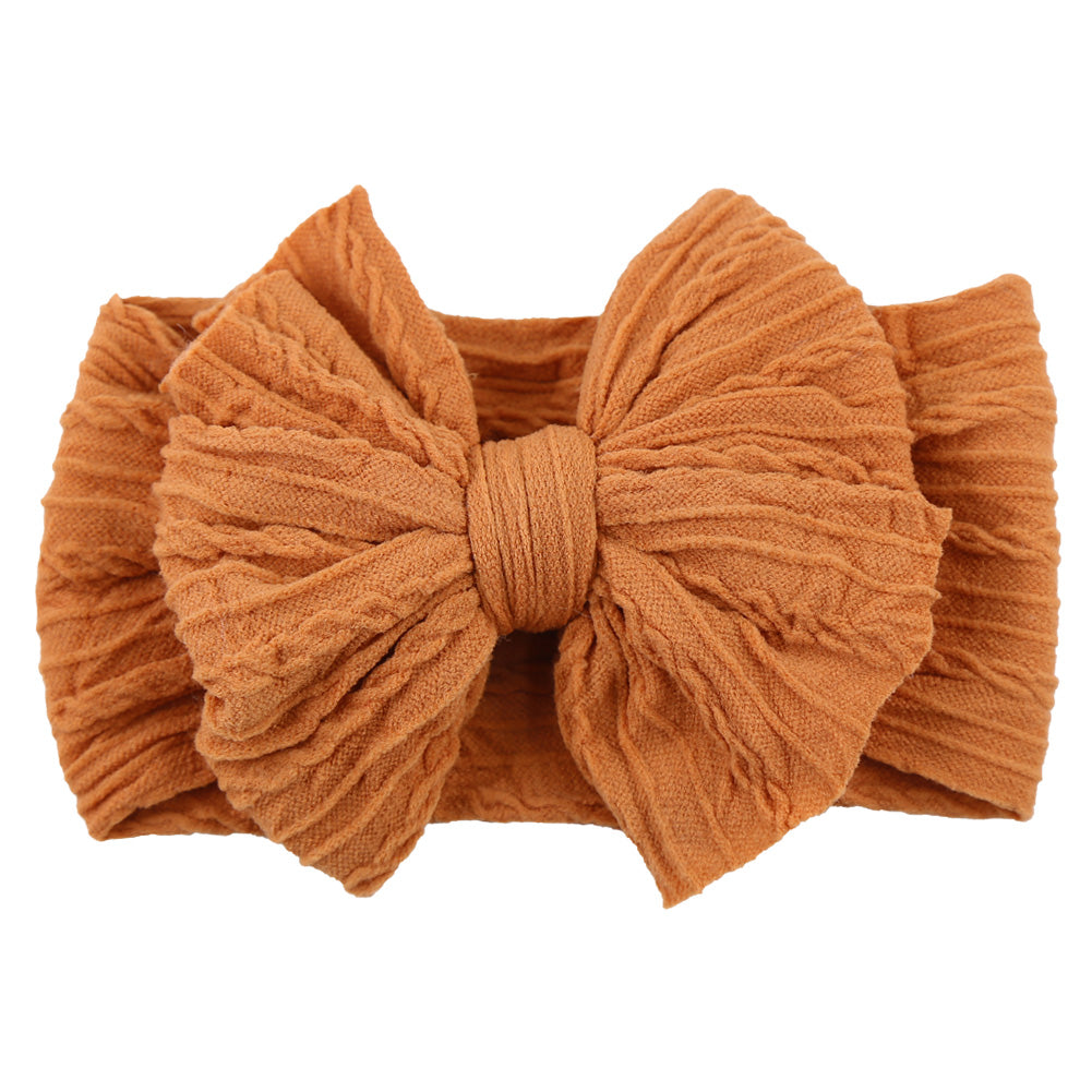 Girls Cute Nylon Bow Hair Band