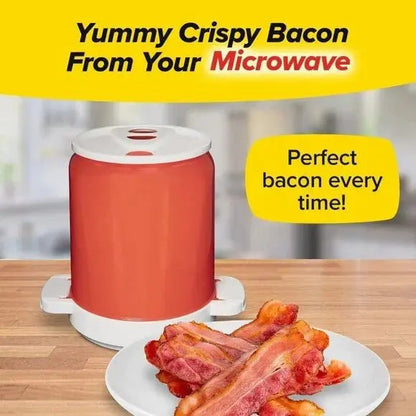 Convenient Microwave Bacon Cooker with Splash Shield
