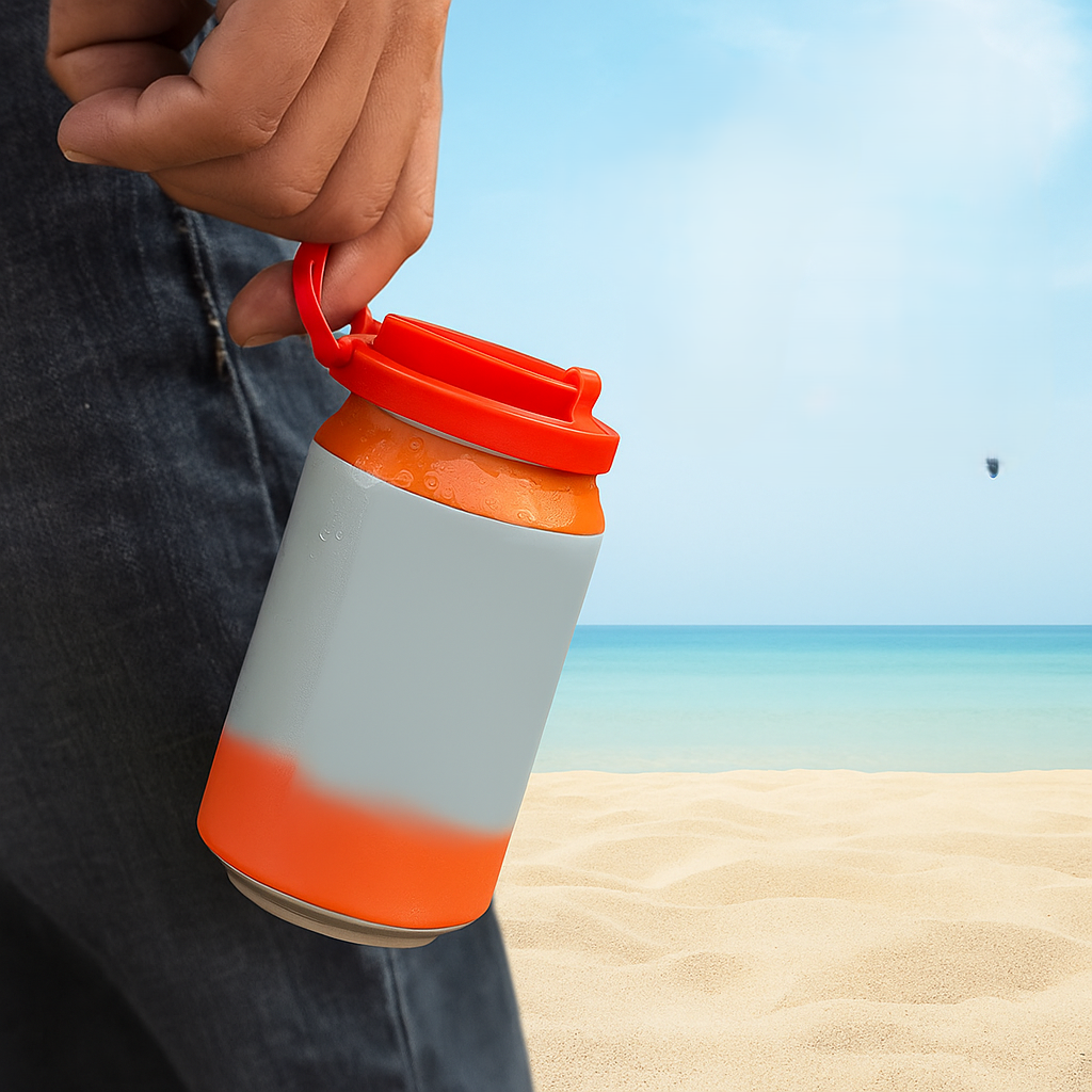 Spill Proof Reusable Soda Can Lid Cap