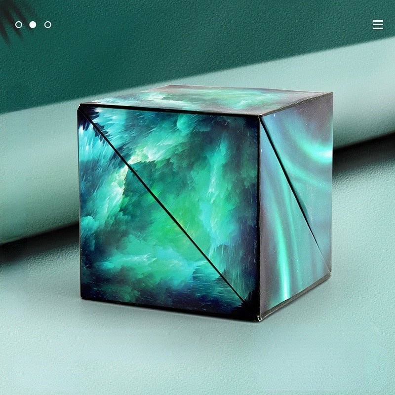 Fun 3D Magnetic Puzzle Cube Toy - Luxicro