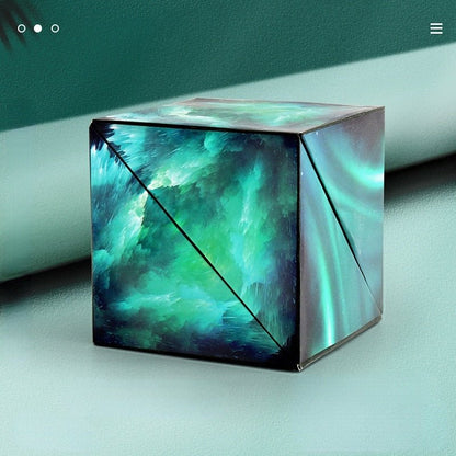 Fun 3D Magnetic Puzzle Cube Toy - Luxicro
