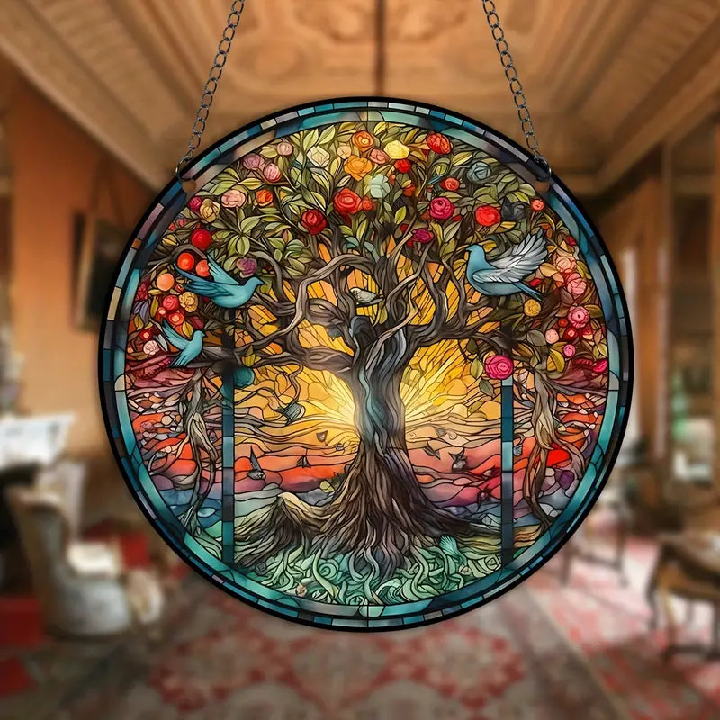 Colorful Glass Crystal Window Hanger