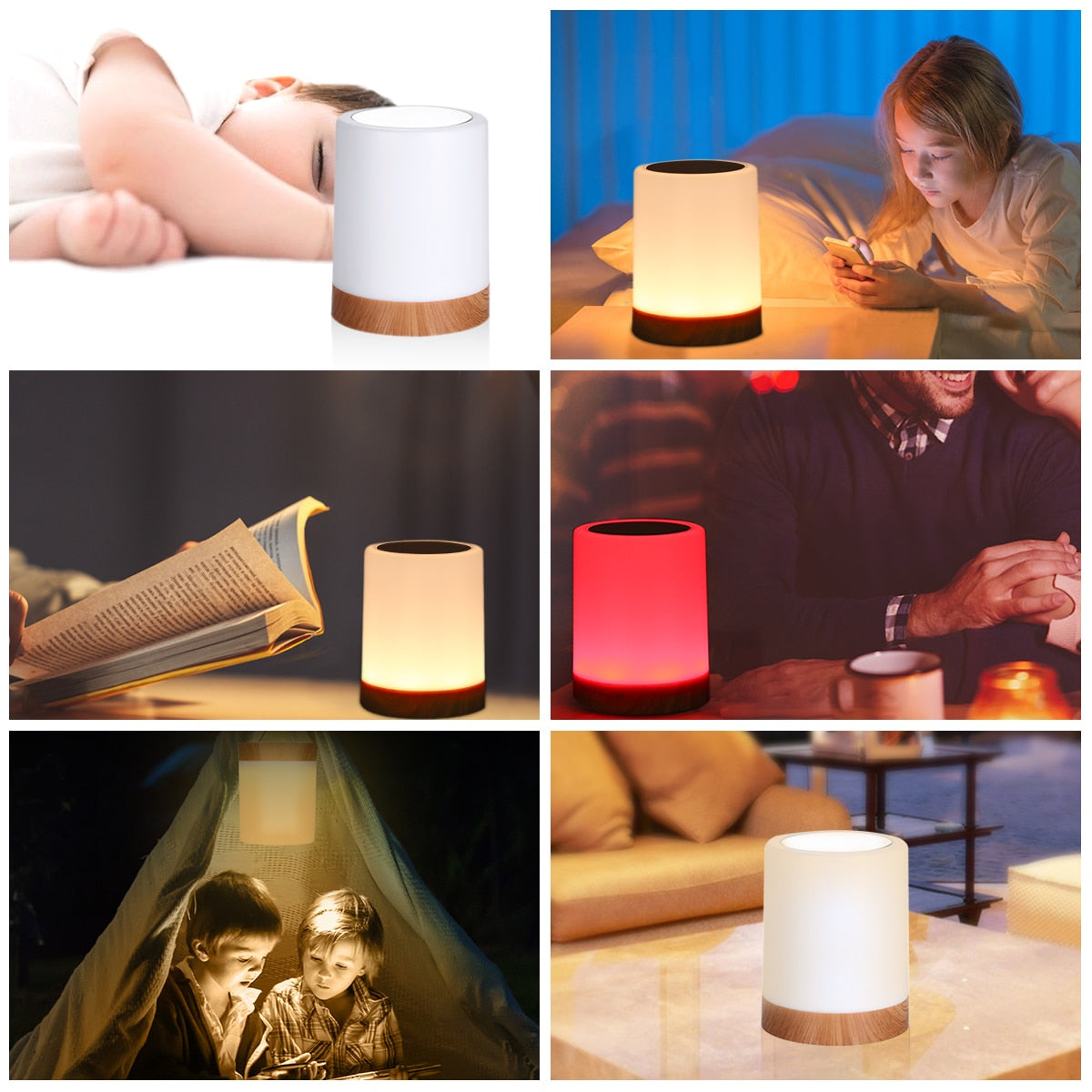 Cozy Night Table Light for Bedroom - Luxicro