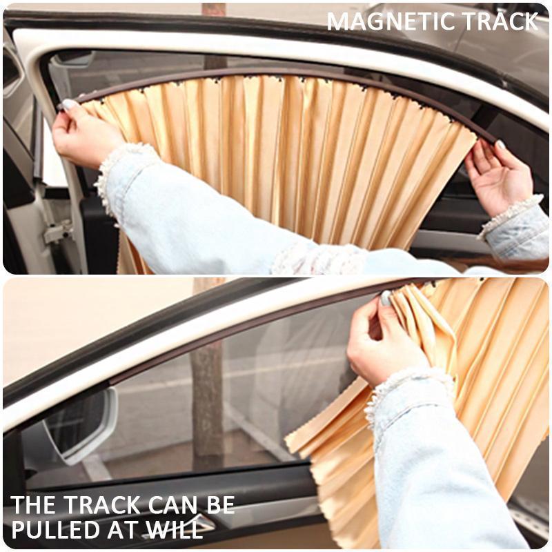 Car Window Sun Shield Curtain Blocker