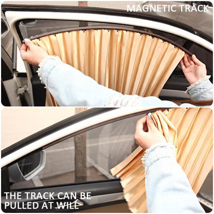 Car Window Sun Shield Curtain Blocker