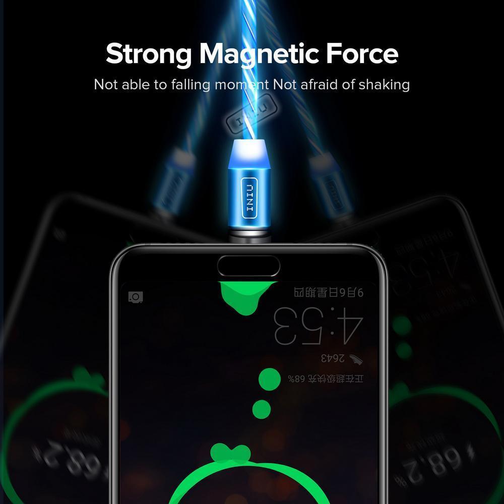 Bright LED Magnetic Phone Charger Cable