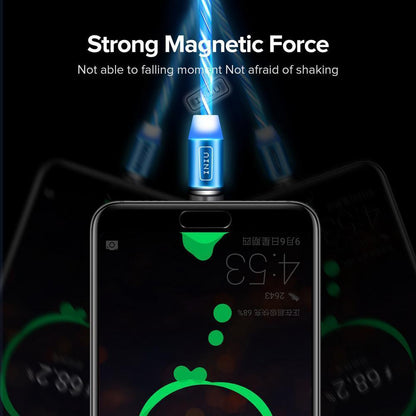 Bright LED Magnetic Phone Charger Cable