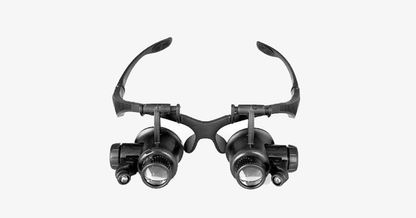 Bright LED Magnifying Glass with Hands Free Light - Luxicro