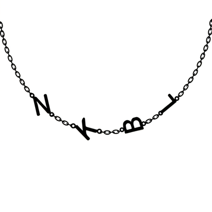 Personalized Monogram Unique Bar Necklace