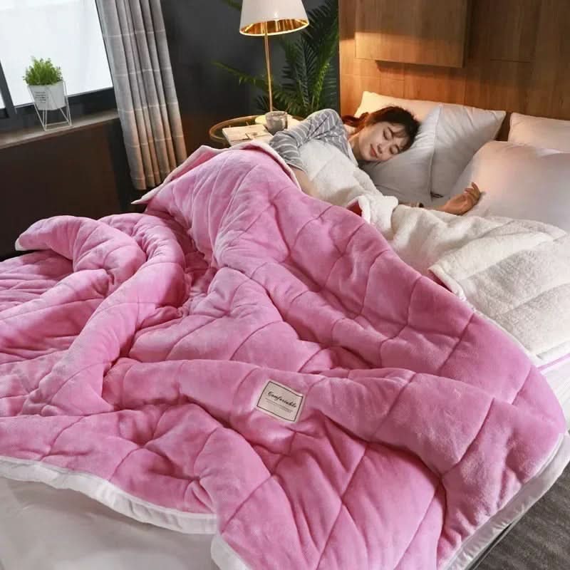Cozy Fleece Blanket Warm Soft Throw for Winter Nights - Luxicro