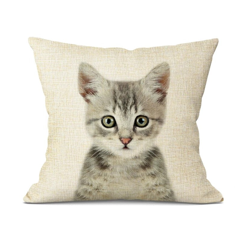 Vibrant Pet Throw Pillow Cover