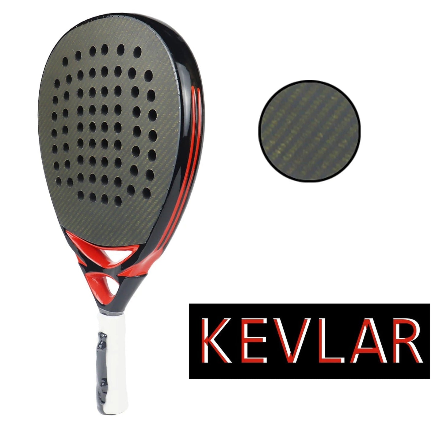 Lightweight Carbon Padel Racket with Cushion Core