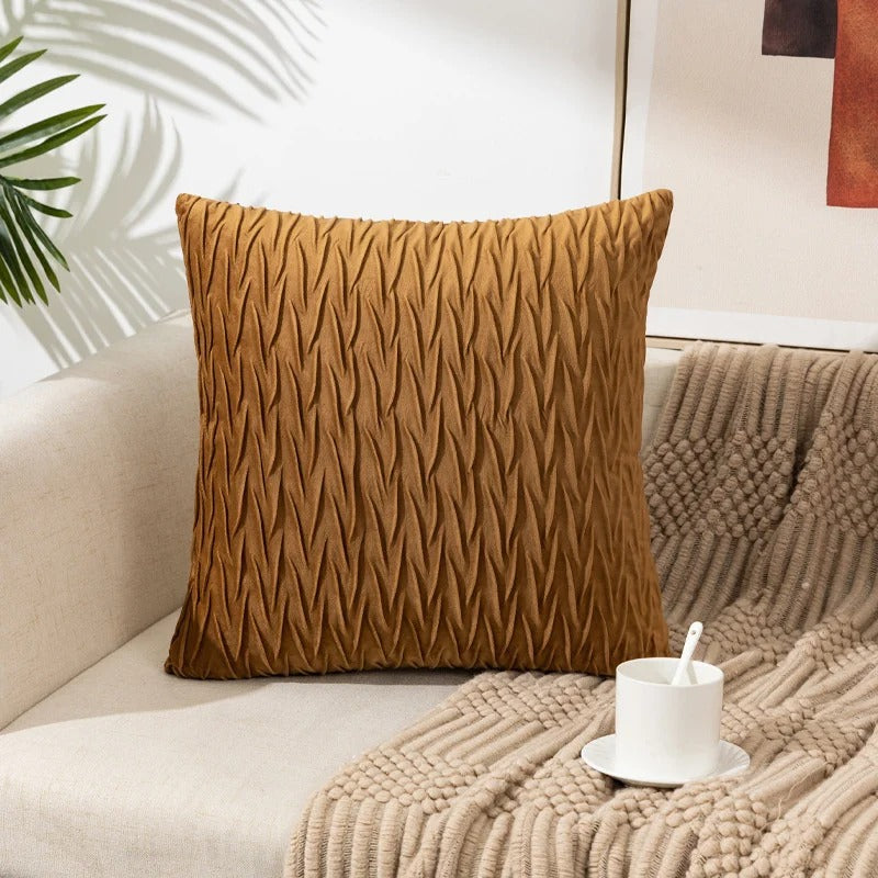 Luxurious Plush Sofa Pillow Cover