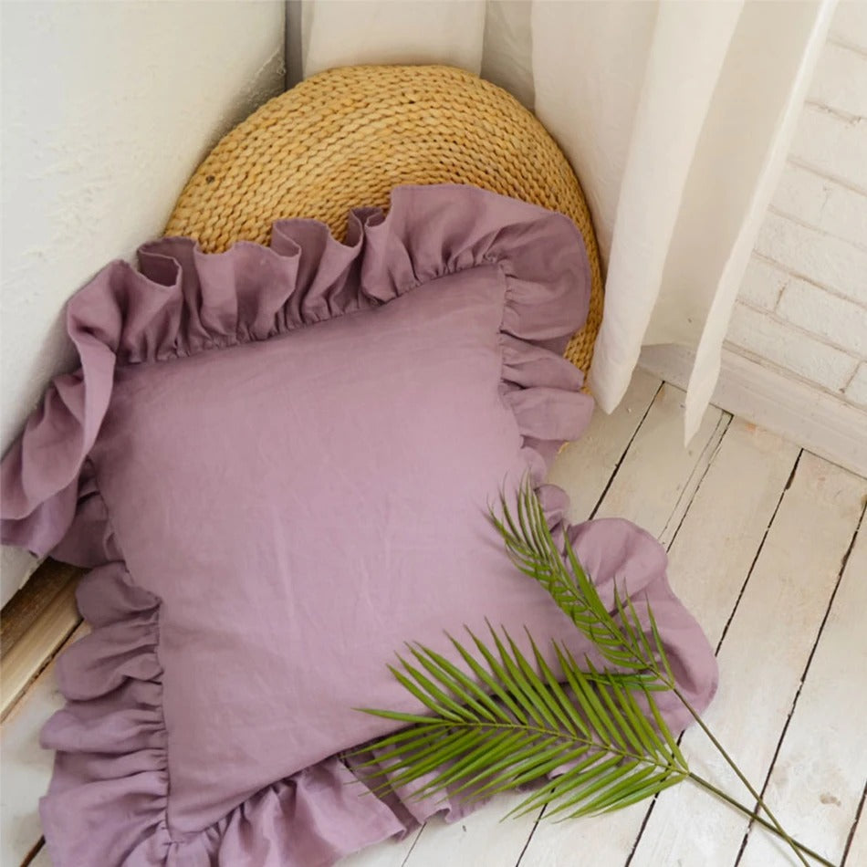 Delicate Textured Cotton Pillow Case