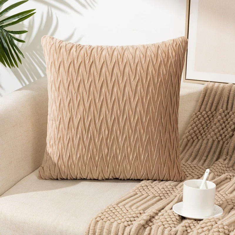Luxurious Plush Sofa Pillow Cover