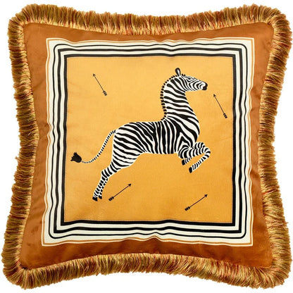 Luxury Yellow Pillowcase with Bee Pattern