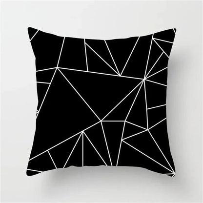 Stylish Graphic Print Pillow Cover