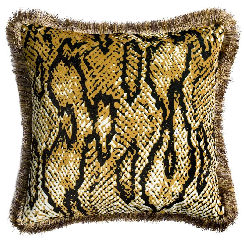 Luxury Yellow Pillowcase with Bee Pattern