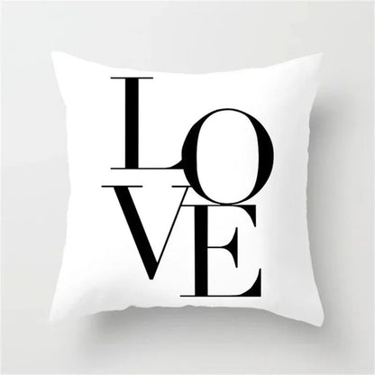 Stylish Graphic Print Pillow Cover