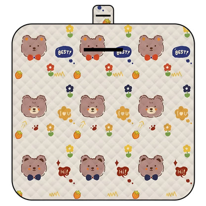 Portable Baby Play Pad with Padded Waterproof Mat