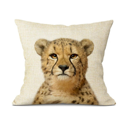 Fun Animal Pillow Cover – Colorful Home Decor Accent