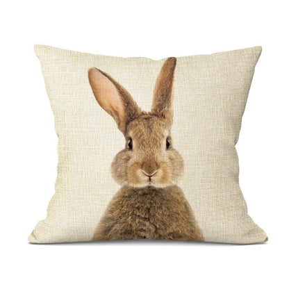 Fun Animal Pillow Cover – Colorful Home Decor Accent