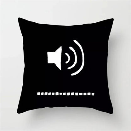 Stylish Graphic Print Pillow Cover
