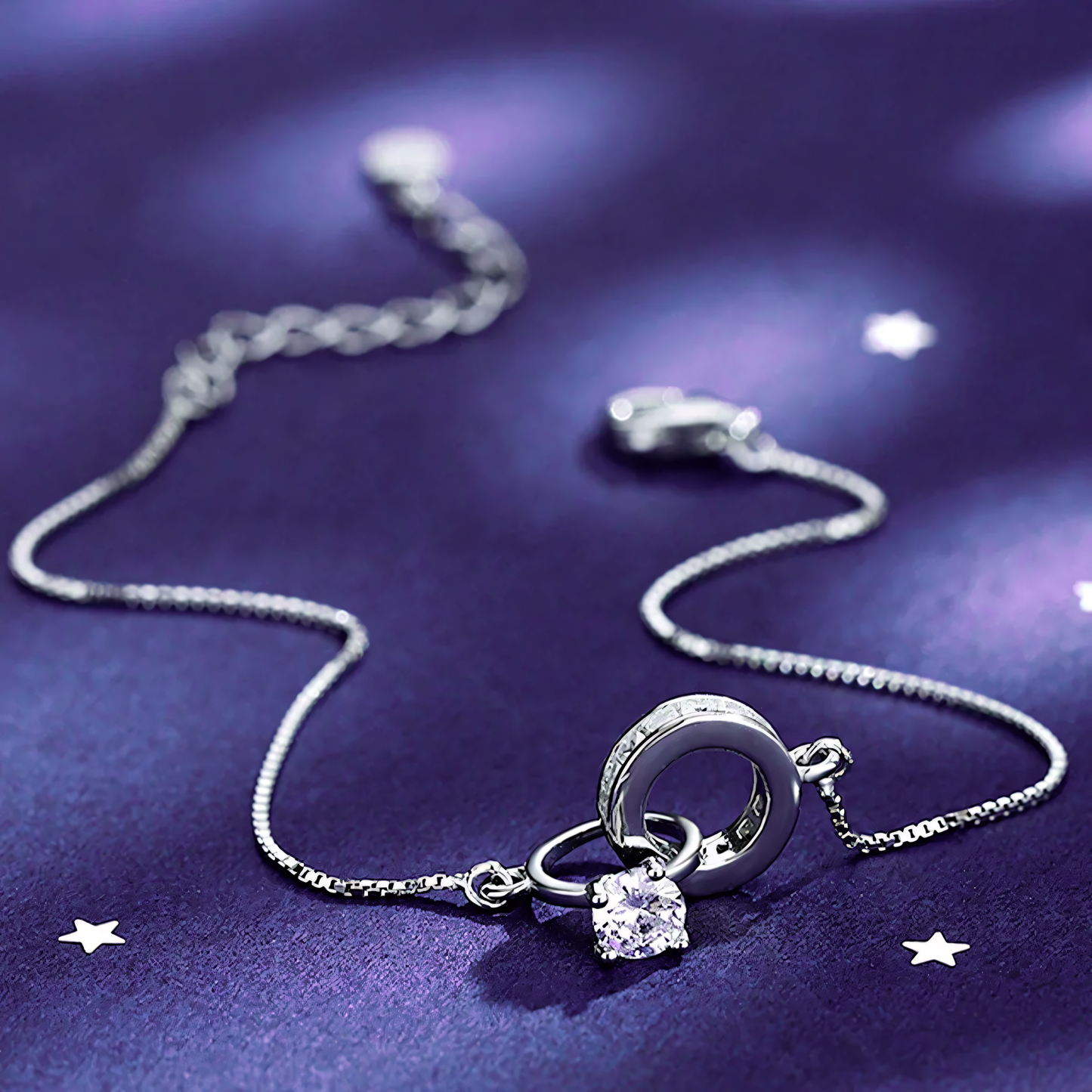 Timeless Diamond Link Chain Bracelet