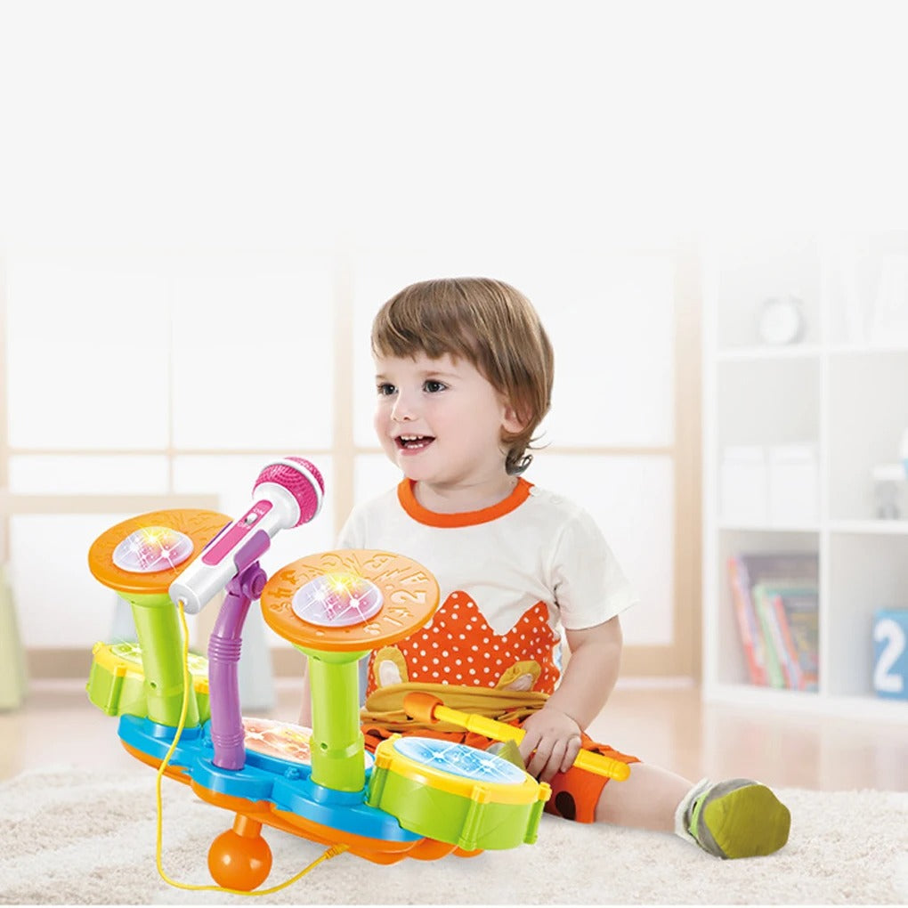 Portable Junior Drum Set - Luxicro