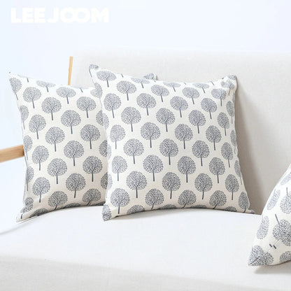 Beautiful Cotton Pillow Case with Vintage Floral Pattern