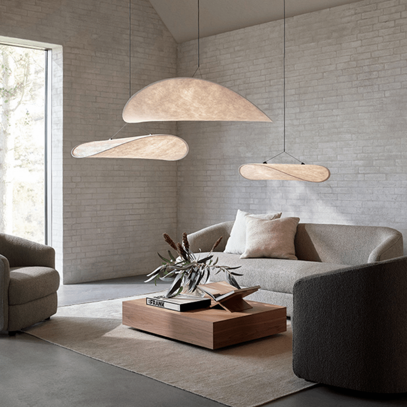 Soft Minimalist Hanging Lamp for Warm Ambient Lighting - Luxicro