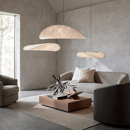 Soft Minimalist Hanging Lamp for Warm Ambient Lighting - Luxicro