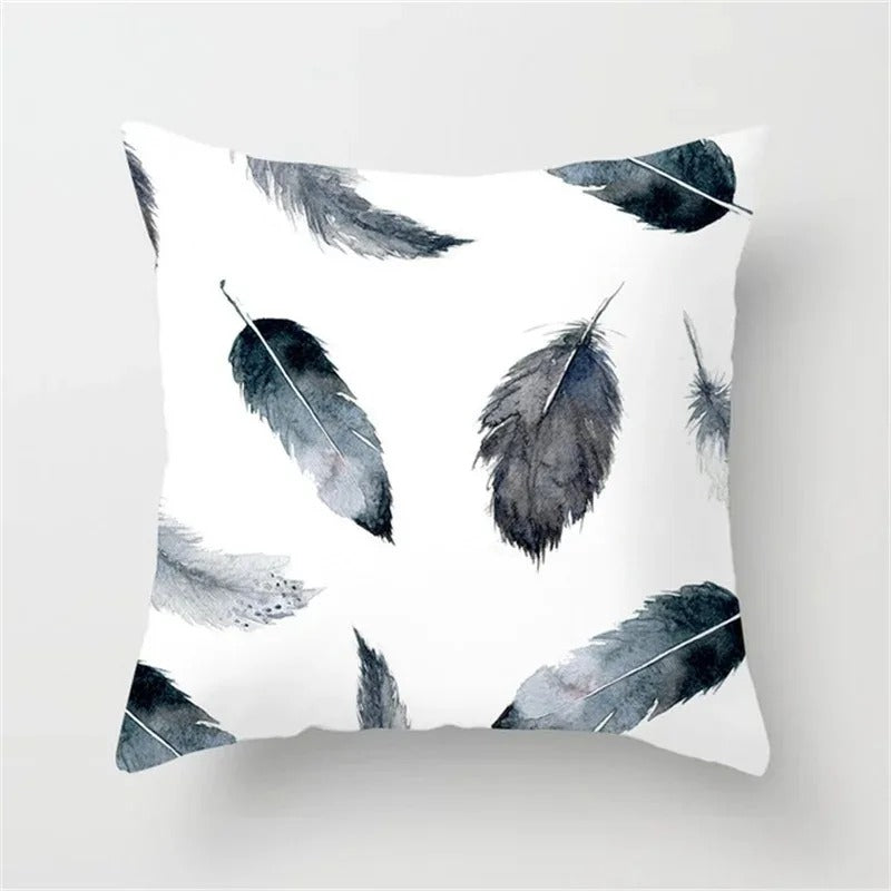 Stylish Graphic Print Pillow Cover