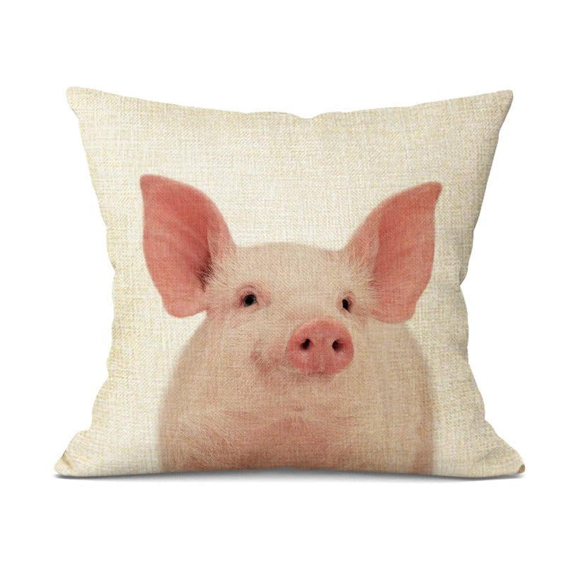 Vibrant Pet Throw Pillow Cover