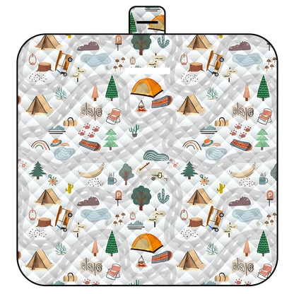 Portable Baby Play Pad with Padded Waterproof Mat