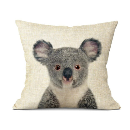 Fun Animal Pillow Cover – Colorful Home Decor Accent