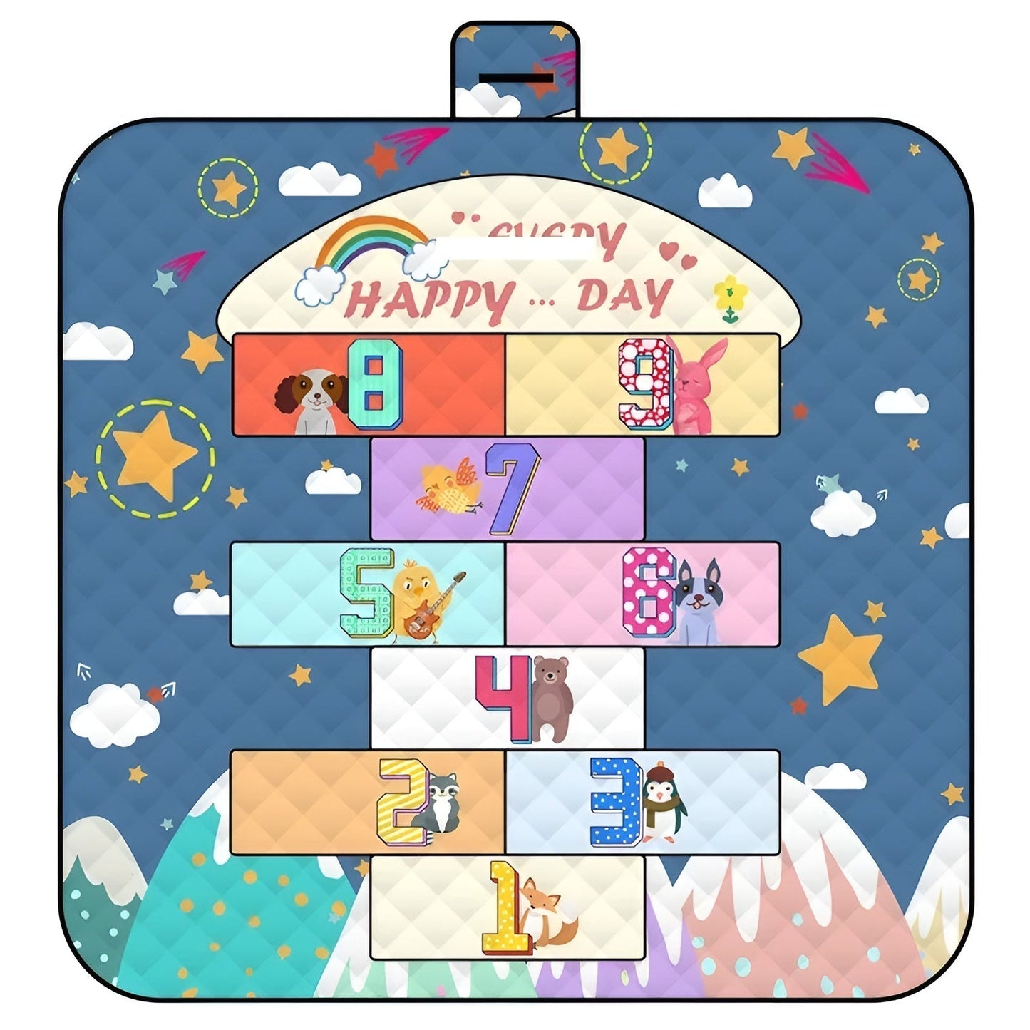 Portable Baby Play Pad with Padded Waterproof Mat