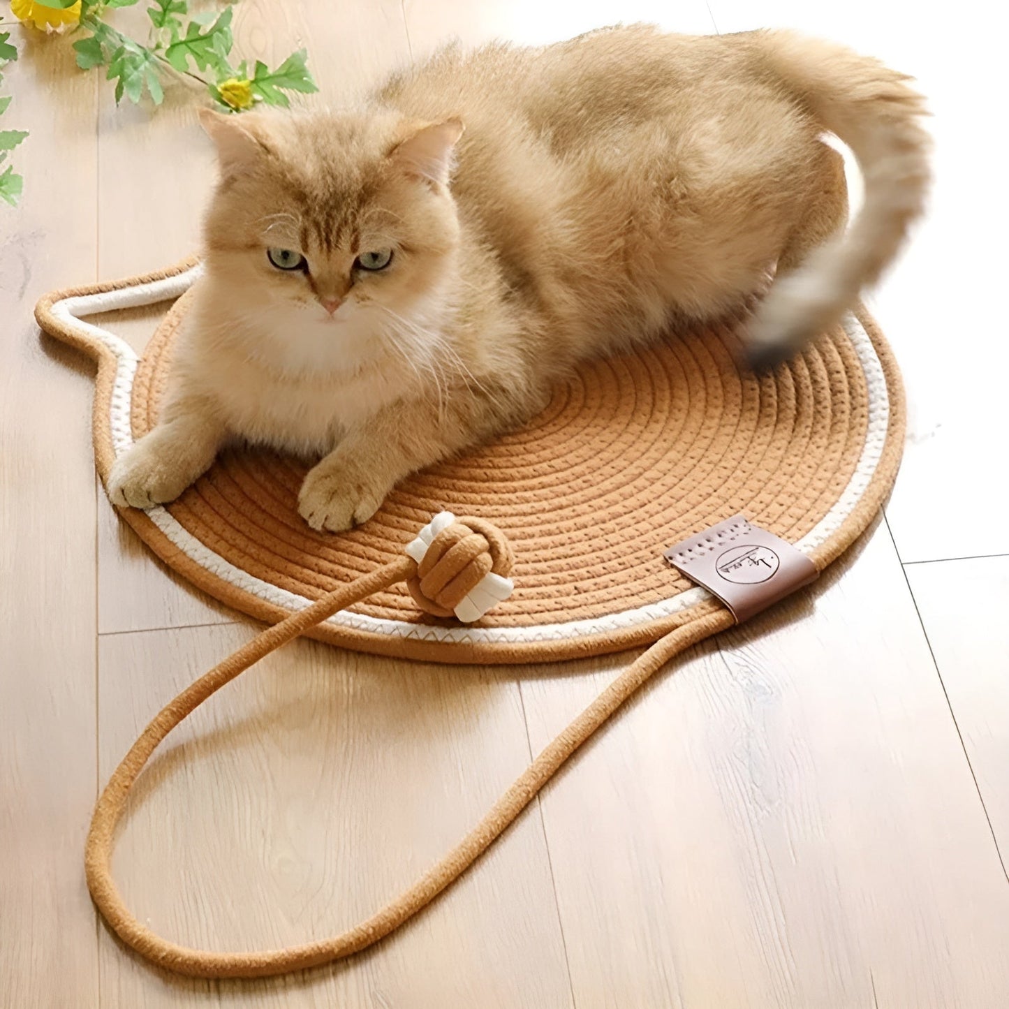 Sturdy Cat Scratching Mat with Nail Guard