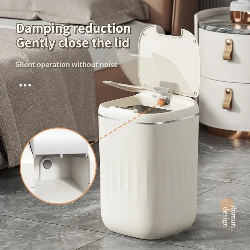 Automatic Touchless Trash Can with UV Light & Odor Filter