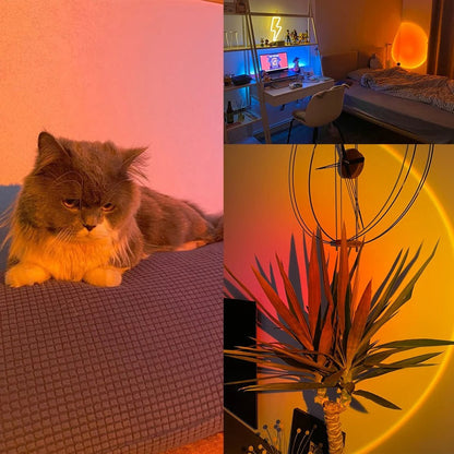Colorful LED Sunset Light Projector